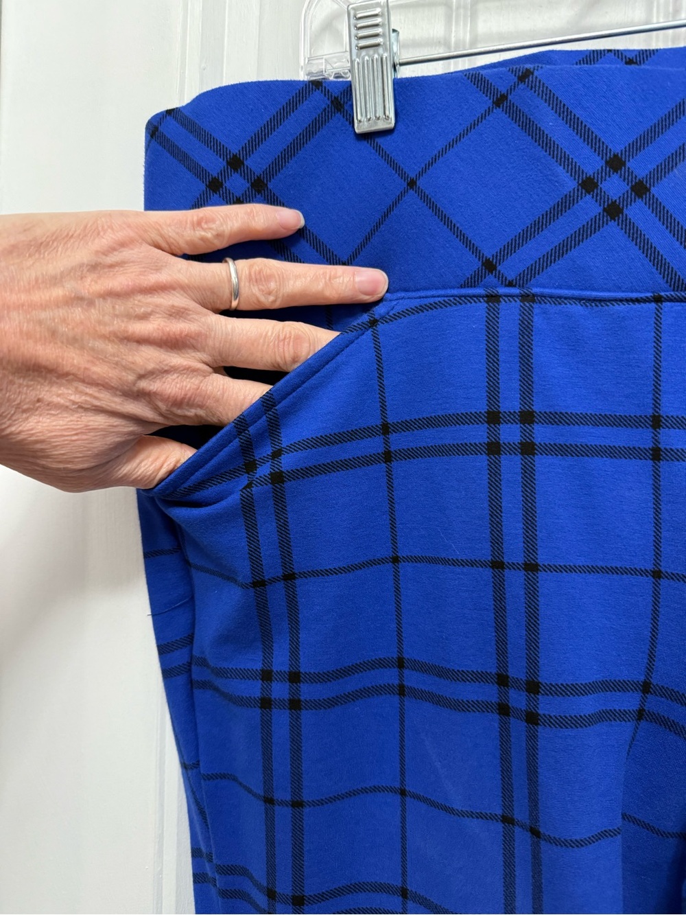 Torrid Studio Pull On Pocket Pixie Slim Fit High Rise Harriet Plaid Sz 2X (39-10 - Picture 4 of 11